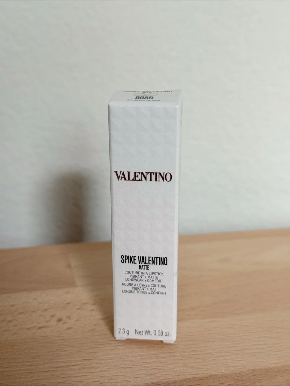 Valentino Matte Lipstick 508R It's Valentino Baby - Rich Berry Pink